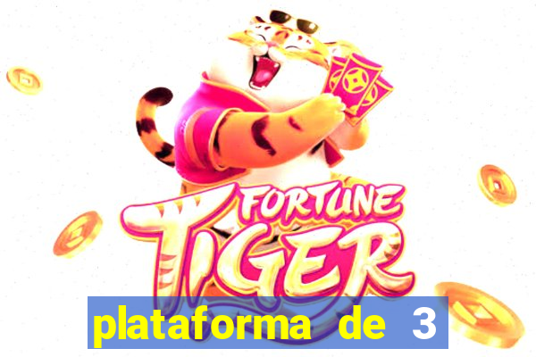 plataforma de 3 reais jogo